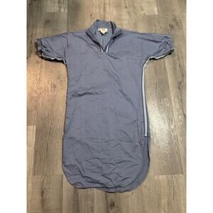 Emily McCarthy Poppy Caftan Dress Midi Blue L Large